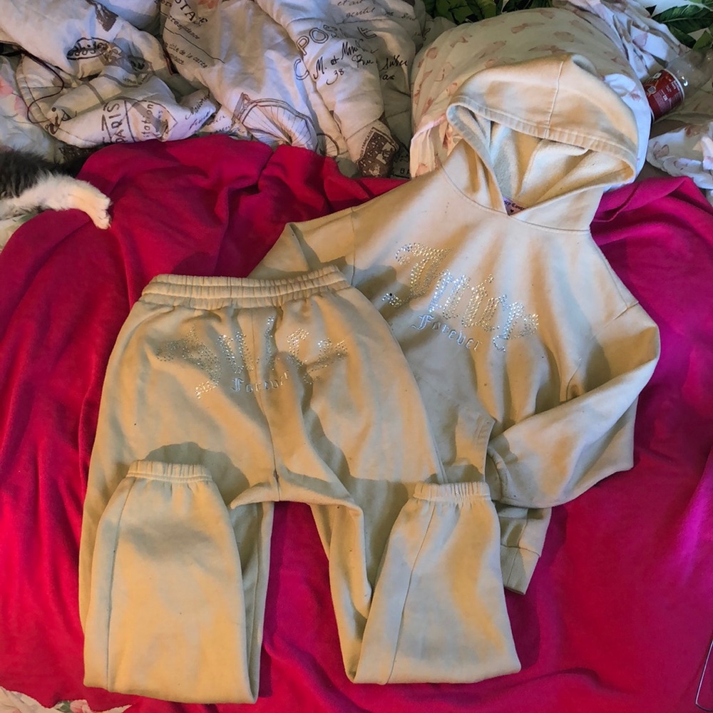 Beige Forever 21 Two piece set